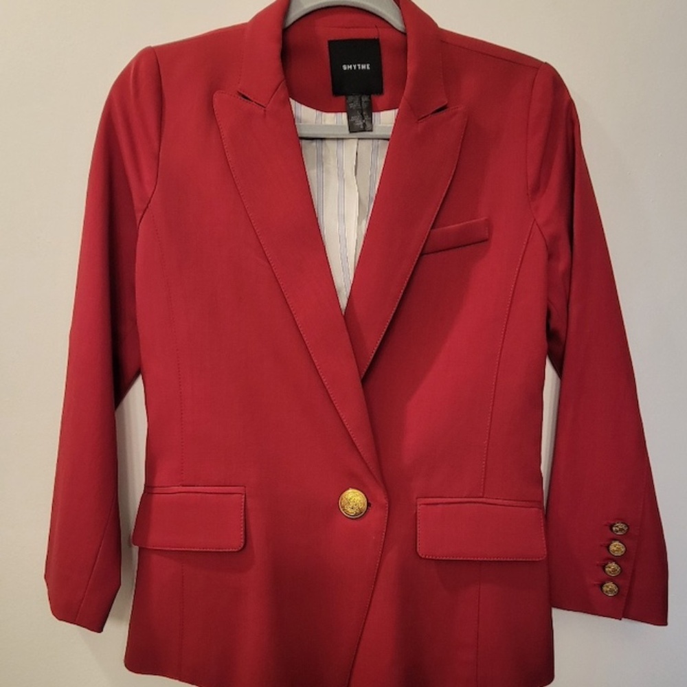 Smythe Red Wool Blazer